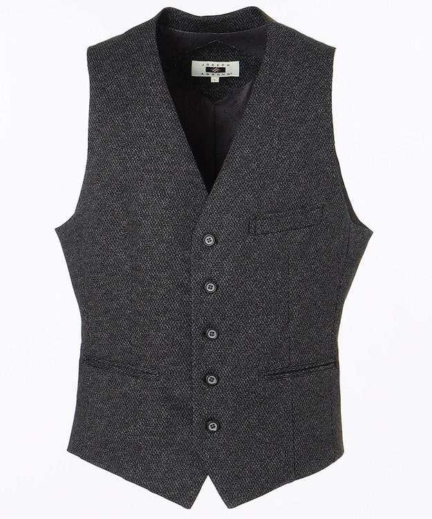 JOSEPH ABBOUD 【キングサイズ】ツィーディジャージー ベスト グレー系7