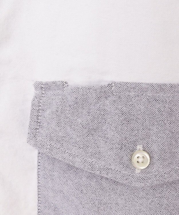 J.PRESS YORK STREET 【UNISEX】オックス起毛 シャツ/B.D. ネイビー系8