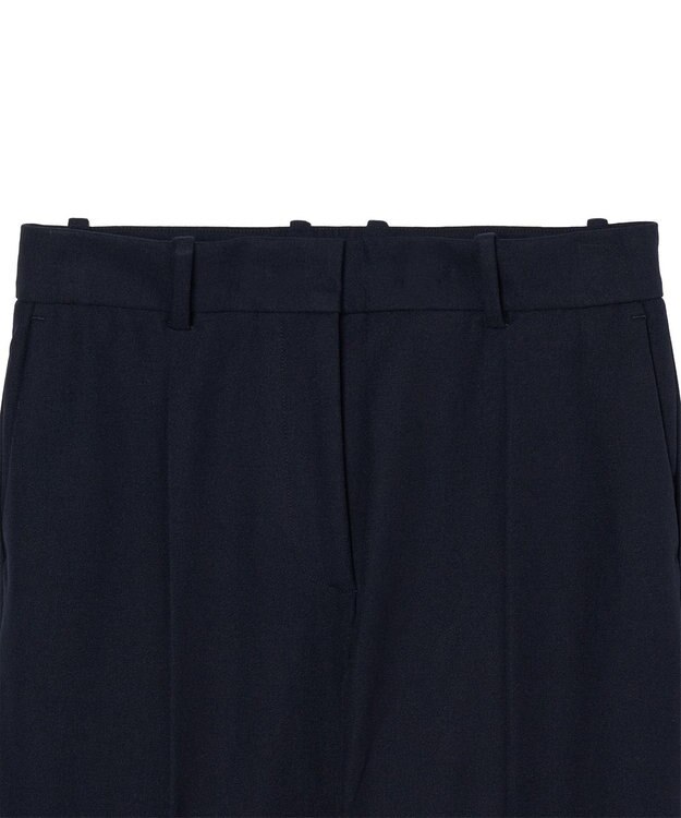 JOSEPH 【FOUNDATIONS】ギャバジンストレッチ スリムストレートトラウザーズ Navy