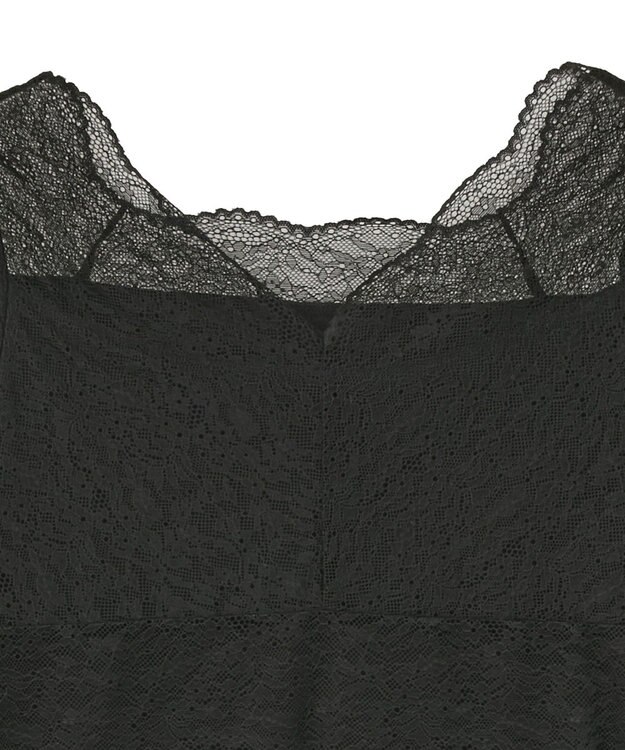 earth music&ecology 【吸湿発熱】【2WAY】あったかフェミニンインナー（２ｗａｙネック） Black