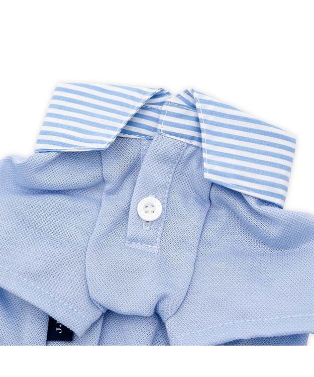 PET PARADISE J.PRESS カノコ スキッパー ポロシャツ 小型犬 ブルー