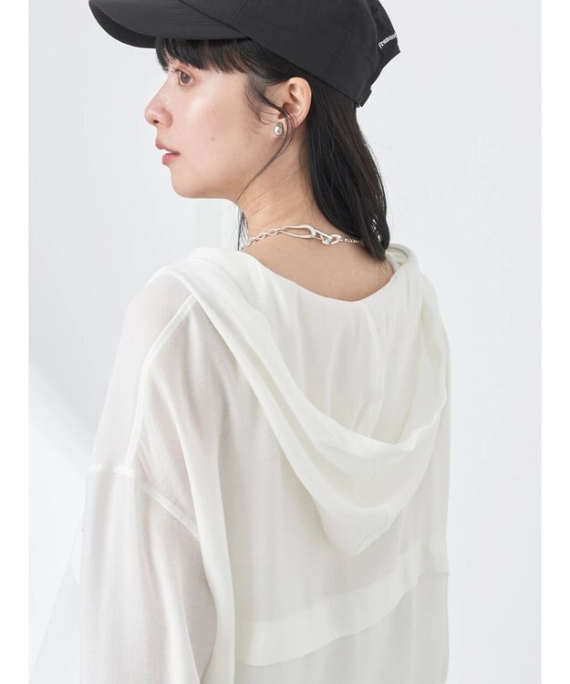 earth music&ecology シアーアノラック Off White