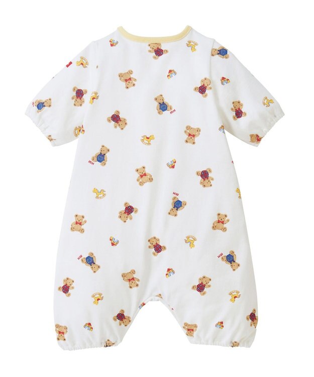 MIKI HOUSE HOT BISCUITS 【ミキハウス】【50-60cm】 ミキハウスベア プレオール 白