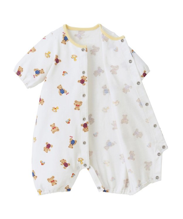 MIKI HOUSE HOT BISCUITS 【ミキハウス】【50-60cm】 ミキハウスベア プレオール 白