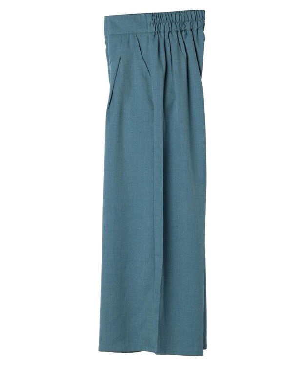 Green Parks ・ＥＬＥＮＣＡＲＥ　ＤＵＥ　リネンライクワイドパンツ Green