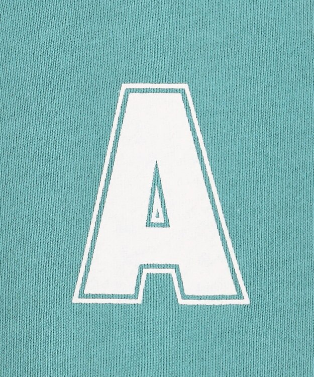 ANY KIDS ロゴプリント トレーナー ブルー