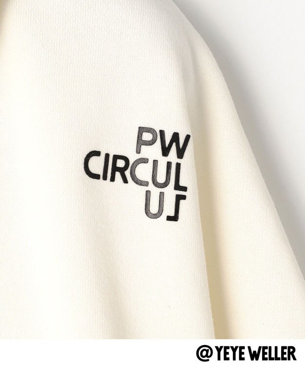 PW CIRCULUS 【UNISEX】【コラボアイテム】Yeyeコラボ フーディ ゴルフ アイボリー系