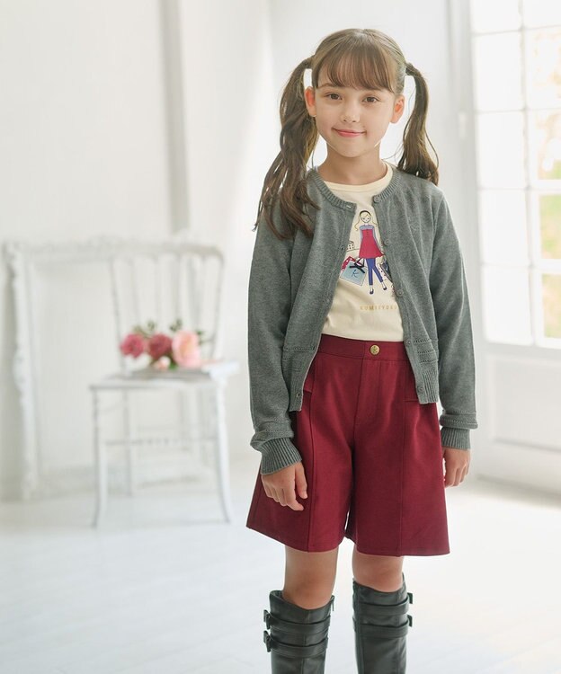 組曲 KIDS 【150-160㎝】Shopping Paris Tシャツ エクリュ