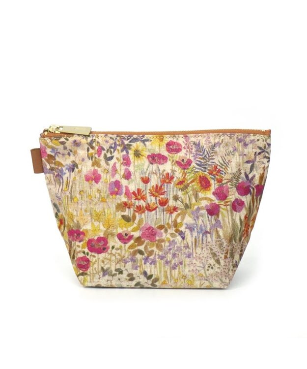 Regalo Felice 【リバティ / 撥水素材】ポーチ大 / REGALO IV(アイボリー)