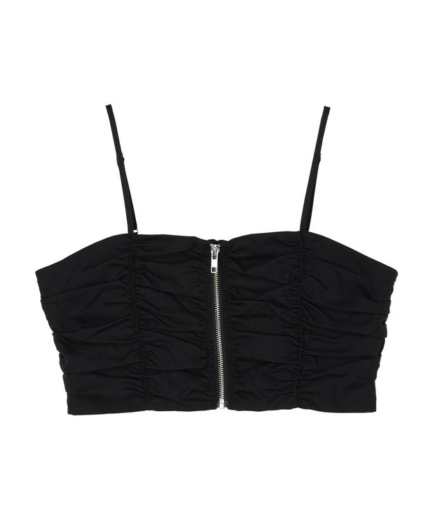 Green Parks ・ＥＬＥＮＣＡＲＥ　ＤＵＥ　シャーリングビスチェ Black