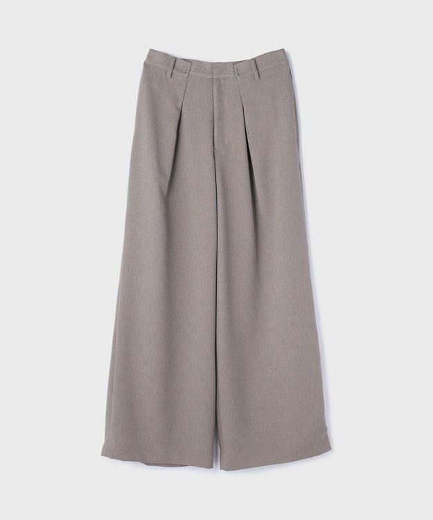 GRACE CONTINENTAL カラミタックワイドパンツ カーキ