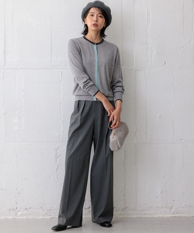 23区 バスク ベレー帽 グレー系