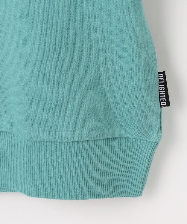 ANY KIDS ロゴプリント トレーナー ブルー