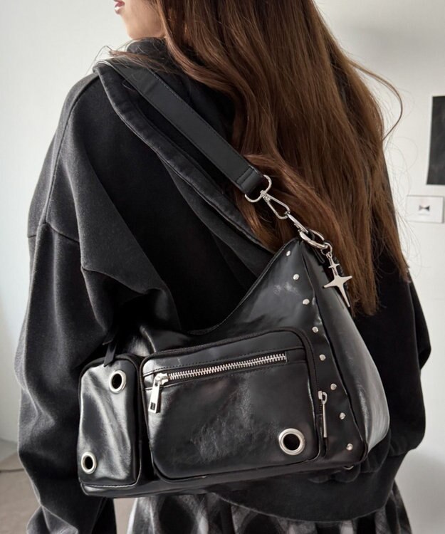 WEGO BIGハトメ2wayショルダー ブラック