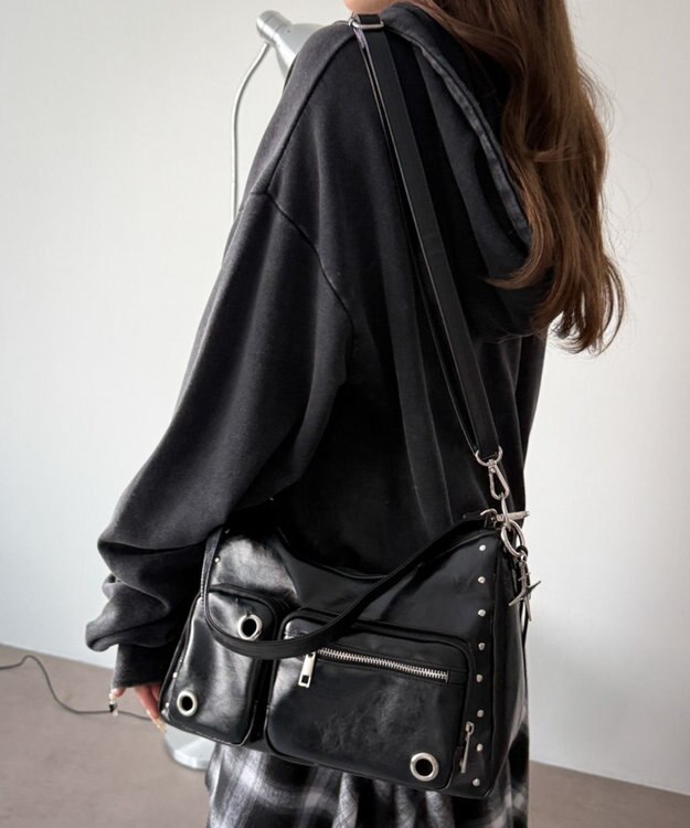 WEGO BIGハトメ2wayショルダー ブラック