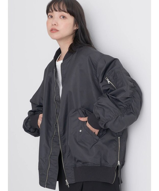 earth music&ecology ＢＩＧ　ＭＡー１ Black