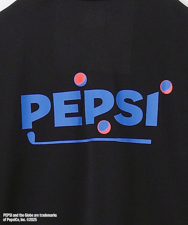 PW CIRCULUS 〈Pepsiコラボ〉【UNISEX】Pepsi GOLF Graphic ポロ ブラック系