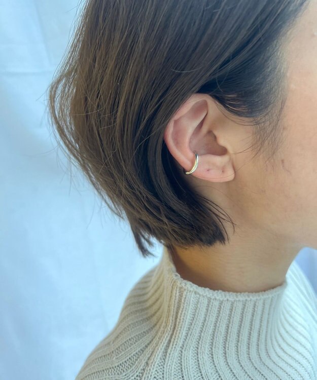 yoaa シルバー925 コーラル イヤーカフ シルバー925