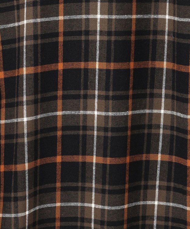 J.PRESS YORK STREET 【WOMEN】チェック シャツワンピース ブラック系3