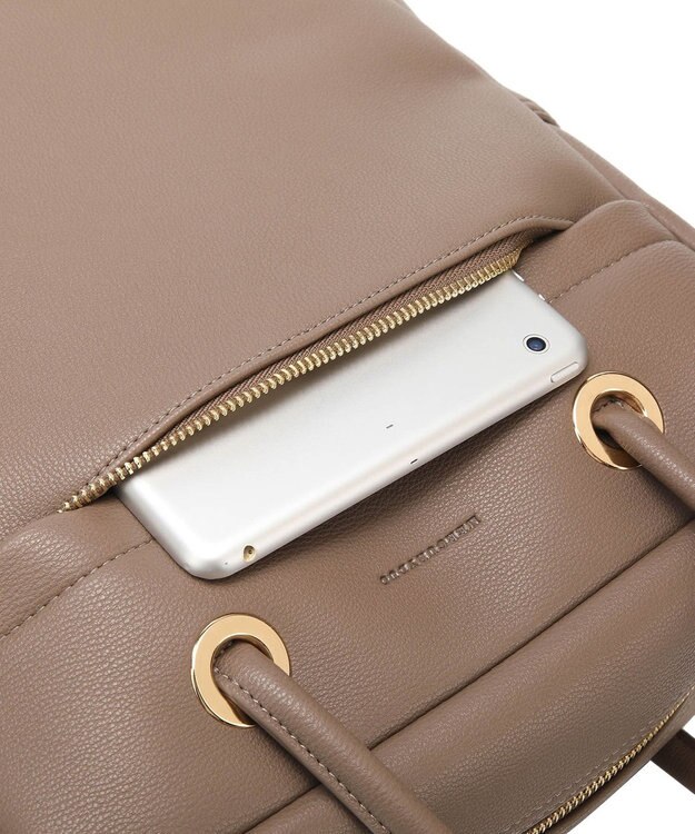 style code 【MERCURYDUO/マーキュリーデュオ】メタルアイレット　2WAY ラージリュック　推し活大容量バッグ オーク