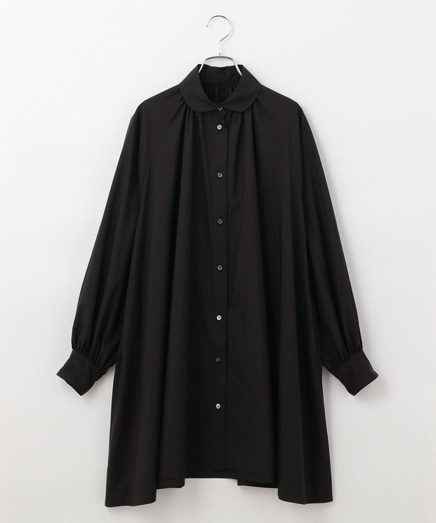 #Newans 【ANSWER for 男の子ママ】Aラインチュニックブラウス ブラック系9