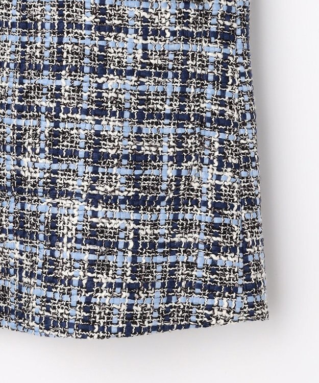 J.PRESS LADIES L ファニーツイード ジャケット ネイビー系