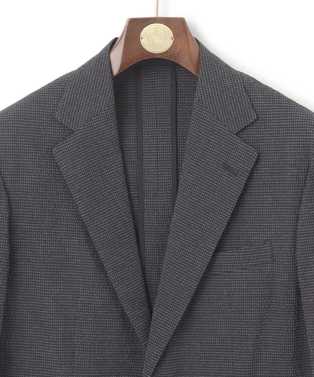 J.PRESS MEN 【セットアップ対応 / ウォッシャブル】トラベラーズシアサッカージャケット グレー系8