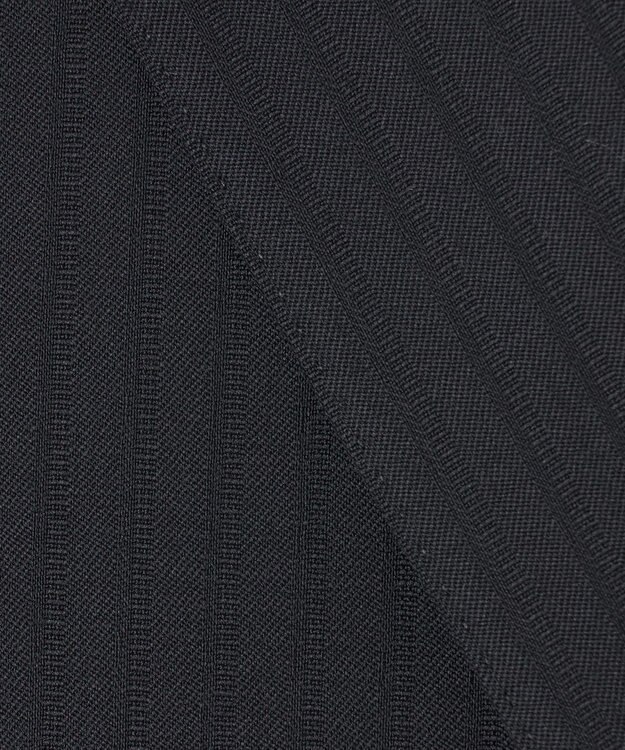 GOTAIRIKU 【御幸毛織】ドライスピナーツイルストレッチスーツ_ブラックストライプ ブラック系1