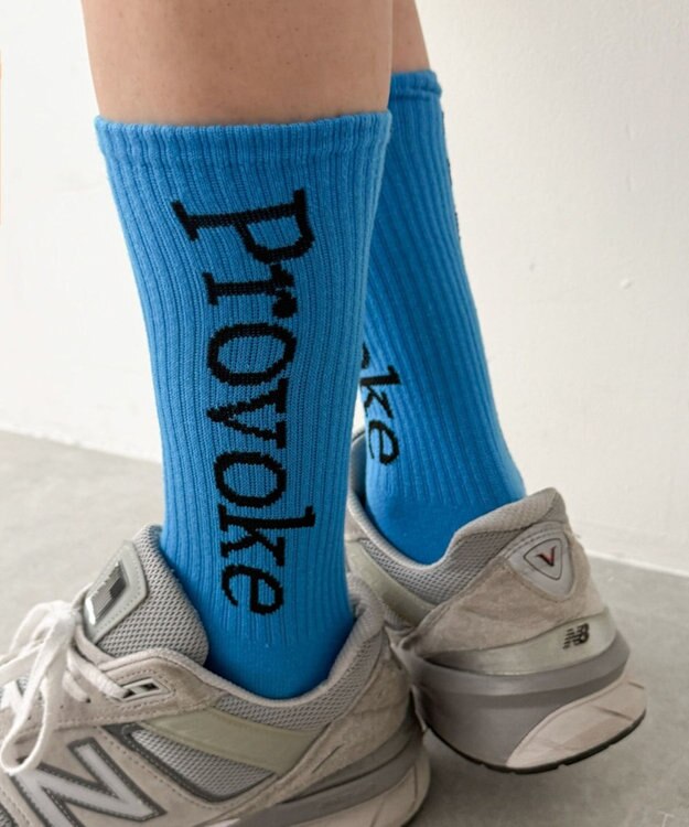 WEGO Provokeロゴソックス（R） ブルー
