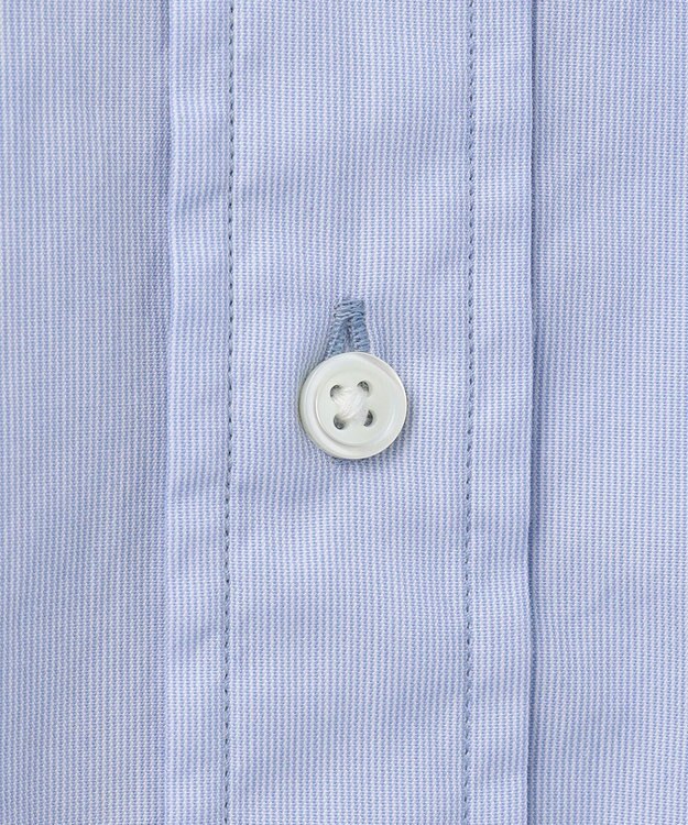 J.PRESS MEN 【WEB限定】ポプリンヘアラインJ刺繍シャツ/B.D サックスブルー系1