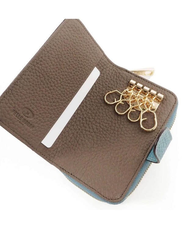 PELLE BORSA キーケース Reinette Goods レネットグッズ 4760 ブルーグレー