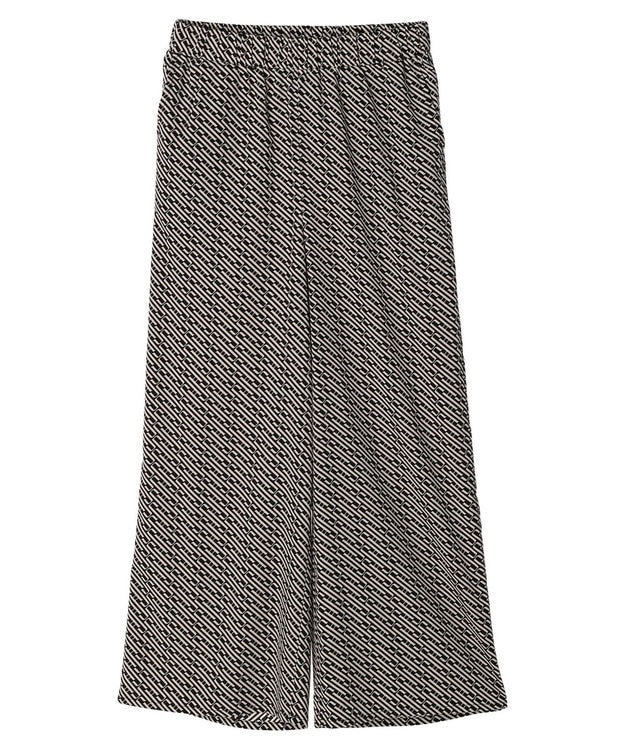 Green Parks ・ｆｕｒｒｙ　ｒａｔｅ　キカガクガラギャザーパンツ Ivory