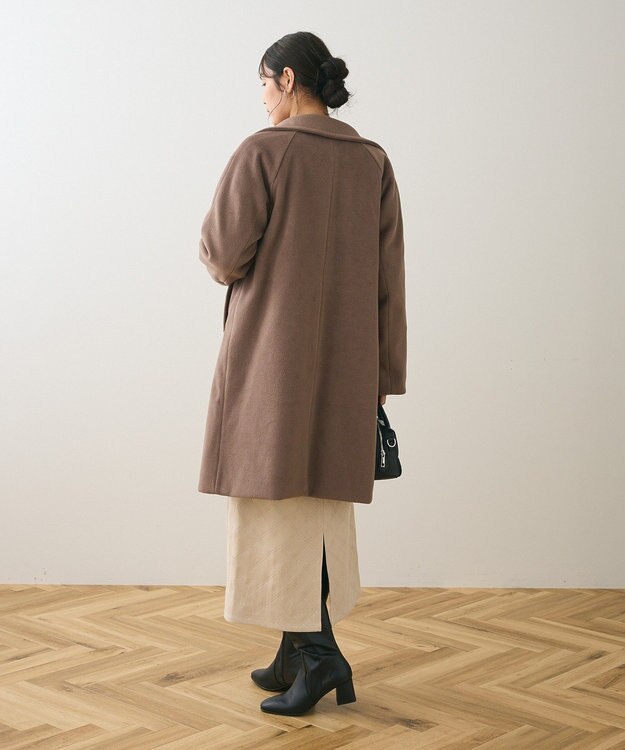 Green Parks スタンドロングコート Mocha
