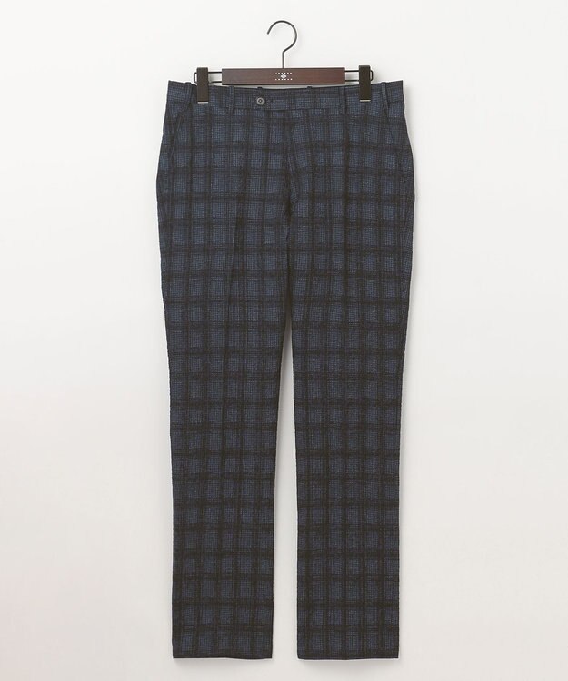 JOSEPH ABBOUD 【ウエストも伸びる！ストレッチ・洗える・軽量・防しわ・速乾・エコ撥水】ライトウェーブ パンツ ネイビー系5