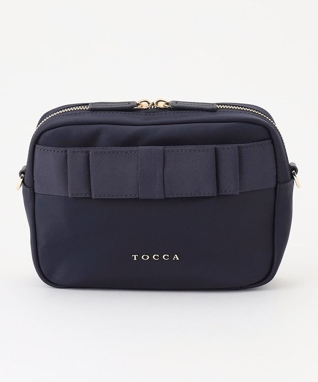 TOCCA 【撥水】NOBLE RIBBON CAMERABAG バッグ ネイビー系