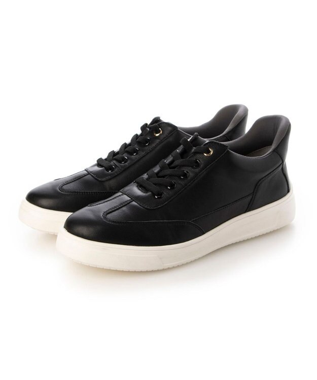 ing <ing>ハンズフリーレースアップスニーカー ブラック