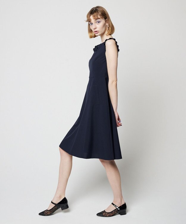 TOCCA 【消臭・吸水速乾・洗える！】AFTER RAIN ドレス ネイビー系