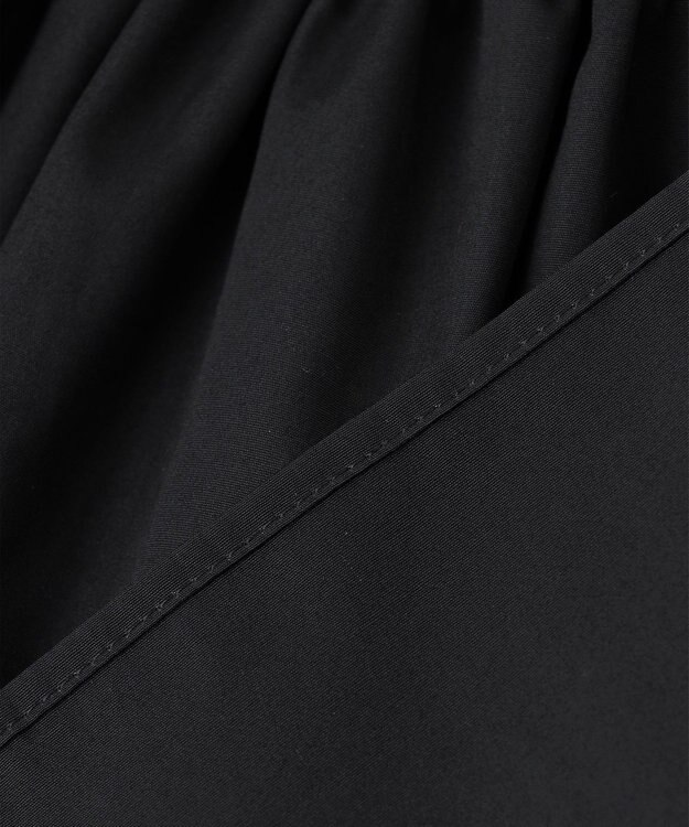 BEIGE， 【WEB限定】DIAMANT / ギャザーブラウス Black