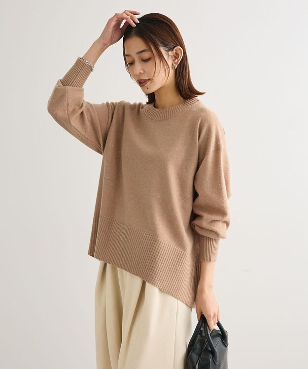 Green Parks ふわもっちニットプルオーバー Mocha