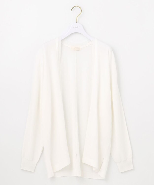 ANY SIS L 【接触冷感・UVケア・洗える】着流し カーディガン オフ