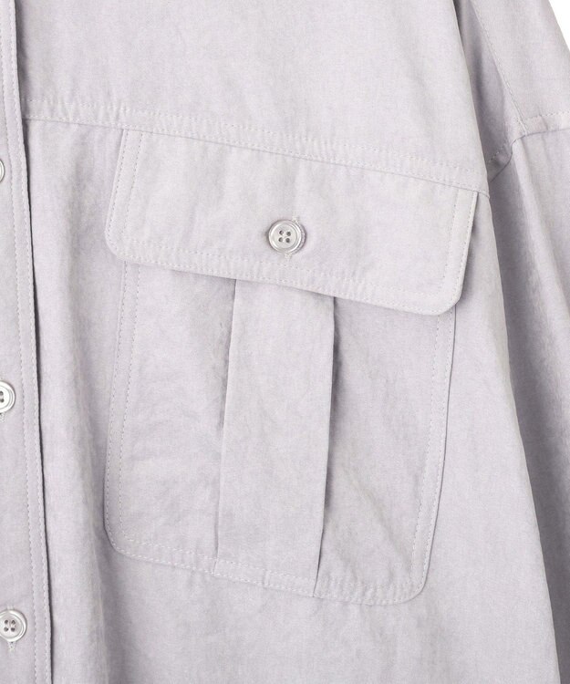 CRAFT STANDARD BOUTIQUE とろみワークシャツ Light Purple