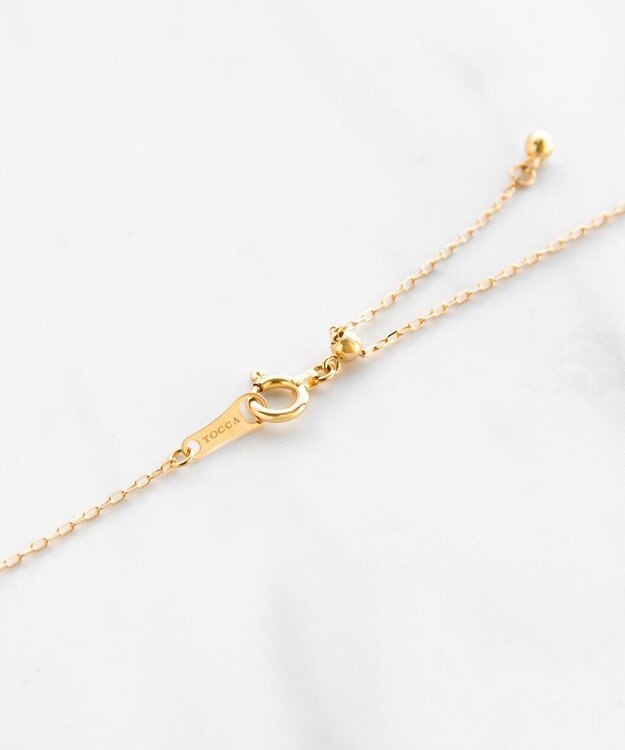 TOCCA 【WEB＆数量限定】PIECE OF FLOWER NECKLACE K18 ロンドンブルートパーズ ダイヤモンド ネックレス ロンドンブルートパーズ