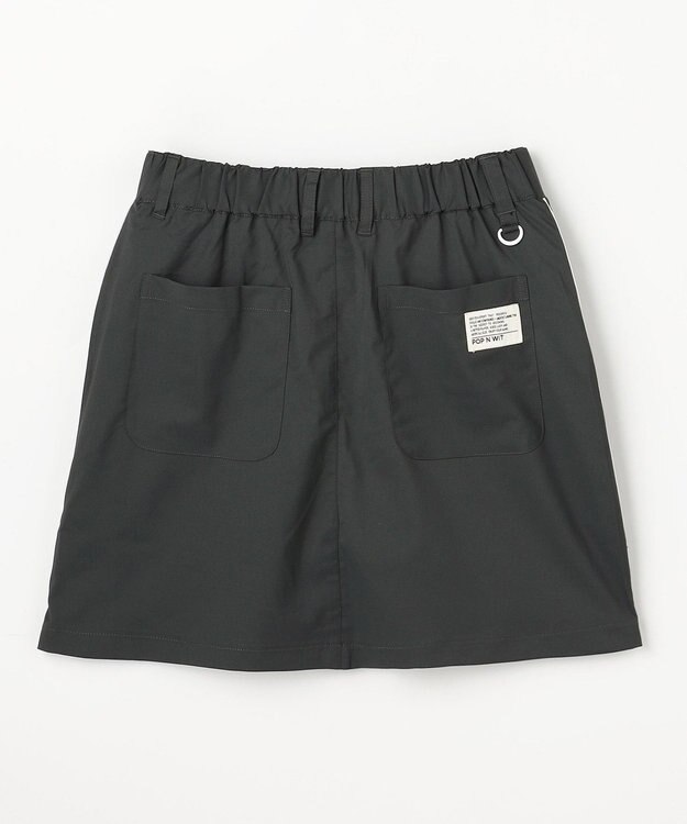 PW CIRCULUS 【WOMEN】サイドボタン デザインスカート ゴルフウェア レディース ブラック系