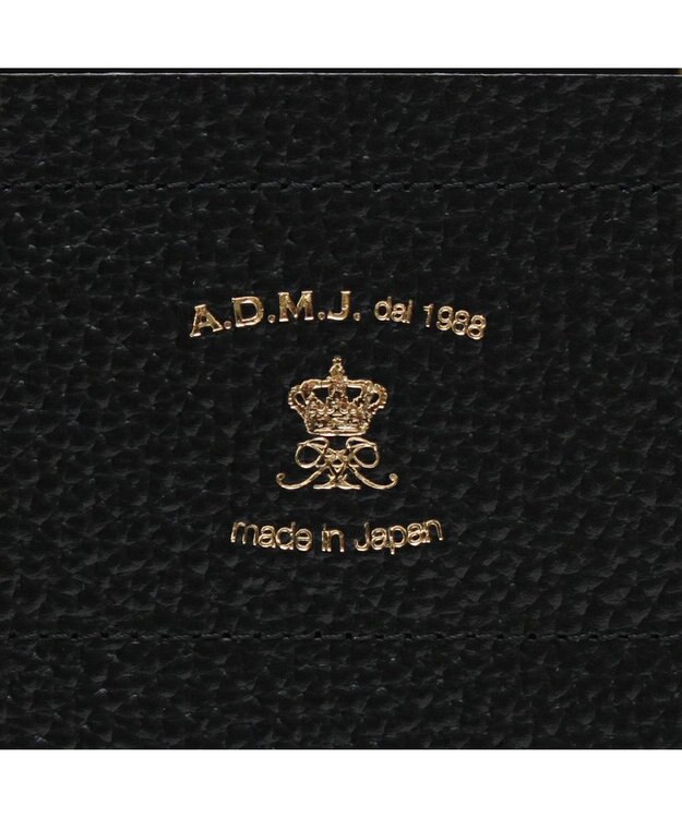 A.D.M.J. 【牛革】シンプル ショーントート ブラック