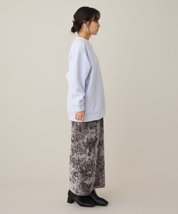 CRAFT STANDARD BOUTIQUE パイル風カットソーチュニック Lilac