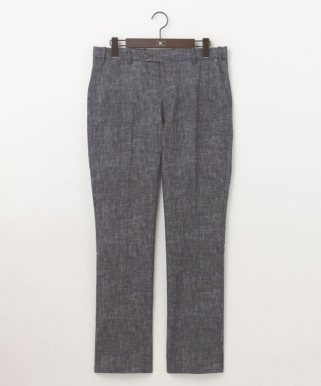 JOSEPH ABBOUD 【ウエストも伸びる！ストレッチ・洗える・軽量・防しわ・速乾・エコ撥水】ライトウェーブ パンツ グレー系1