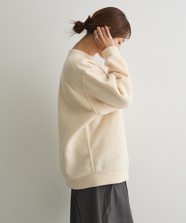 CRAFT STANDARD BOUTIQUE パイル風カットソーチュニック Ivory