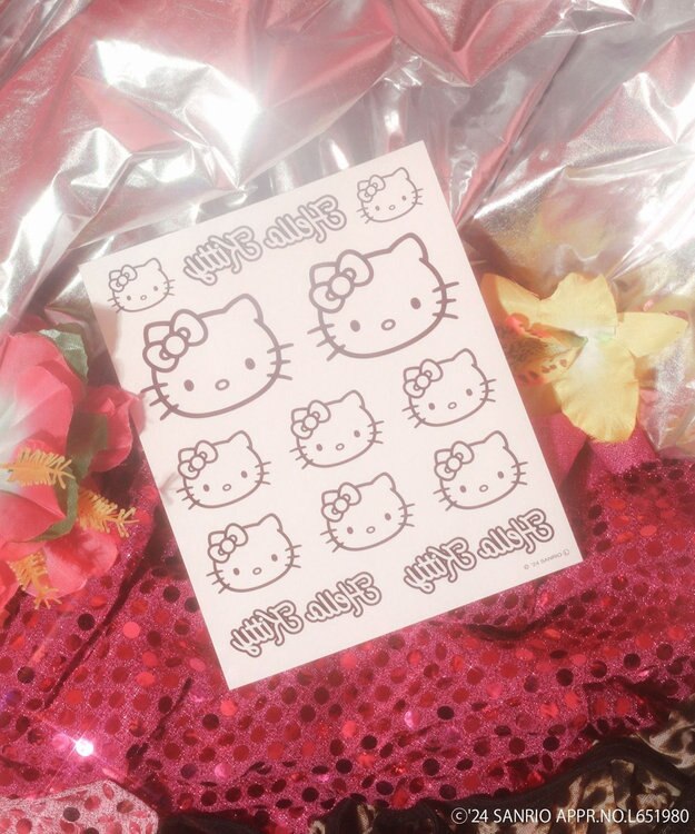 WEGO 【サンリオ】HELLOKITTYコラボフェイクタトゥーシール 柄1
