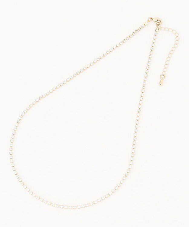 組曲 【2SET】ダイヤレーンプチパール ネックレス ゴールド系