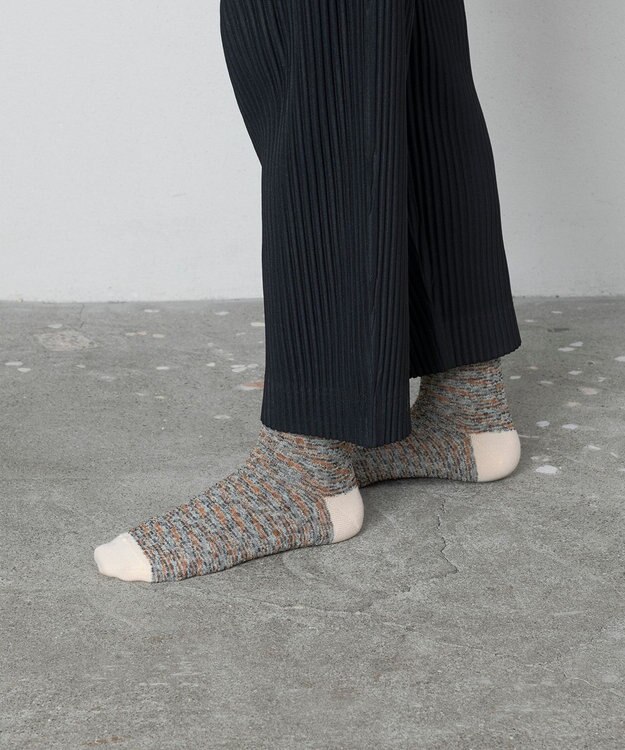 TRICOTE ドットバンピーソックス 82BEIGE